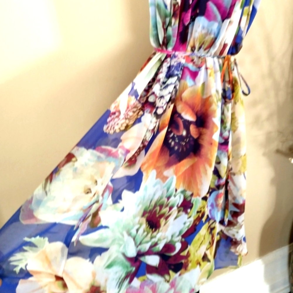 Simply Vera by Vera Wang Floral Sleeveless Dress Size M